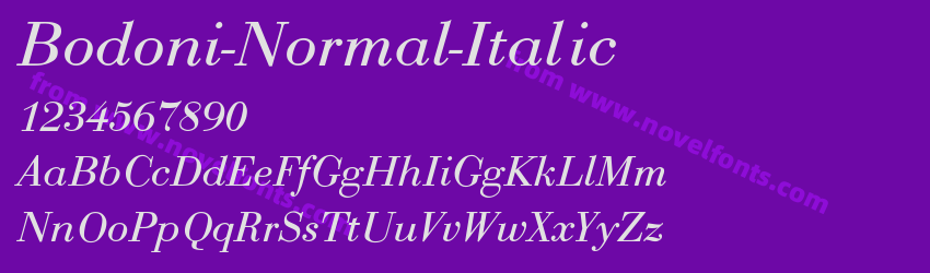 Bodoni-Normal-ItalicPreview