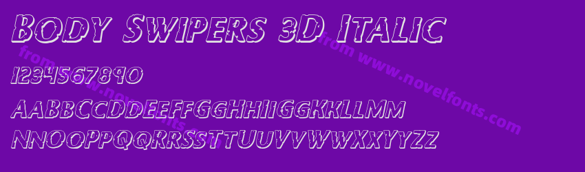 Body Swipers 3D ItalicPreview