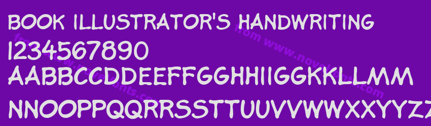 Book Illustrator's HandwritingPreview