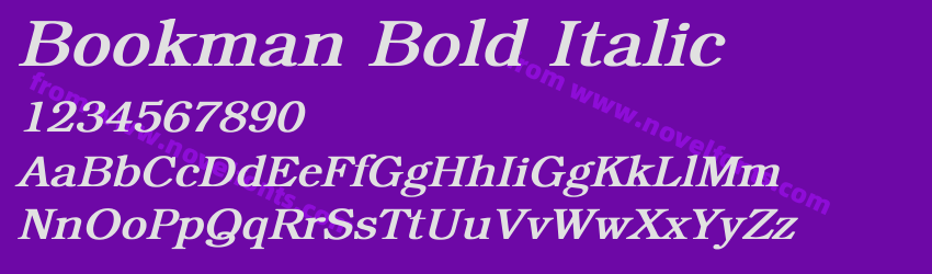 Bookman Bold ItalicPreview