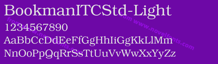 BookmanITCStd-LightPreview
