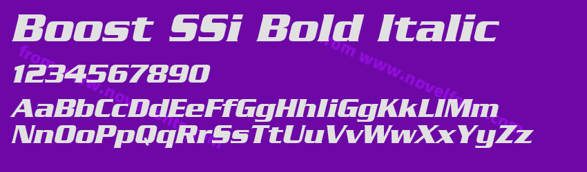 Boost SSi Bold ItalicPreview