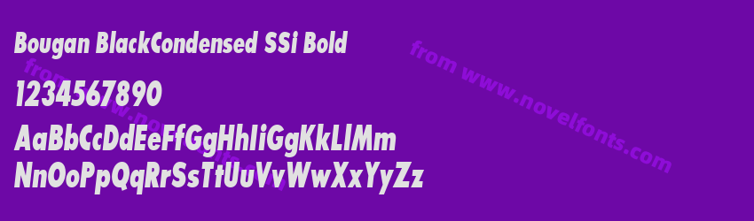 Bougan BlackCondensed SSi BoldPreview