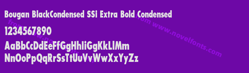 Bougan BlackCondensed SSi Extra Bold CondensedPreview