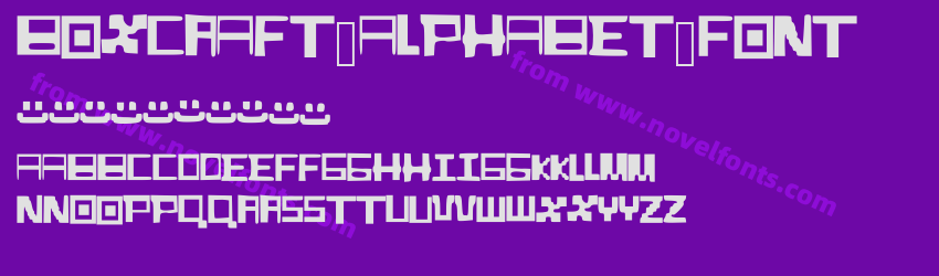 BoxCraft_Alphabet_FontPreview