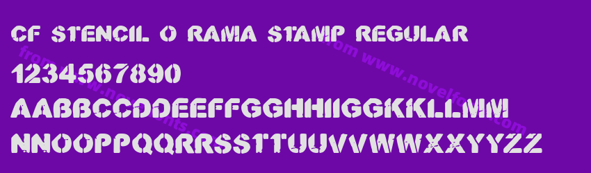 CF Stencil O Rama Stamp RegularPreview