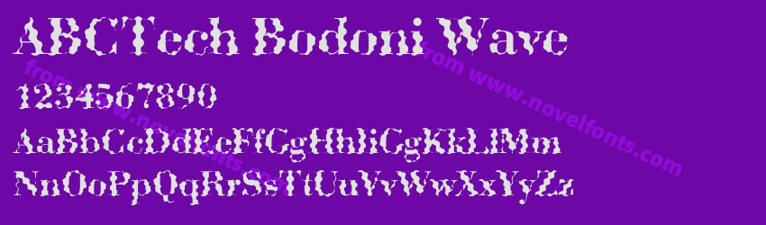 ABCTech Bodoni WavePreview