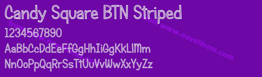 Candy Square BTN StripedPreview