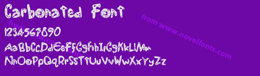 Carbonated FontPreview