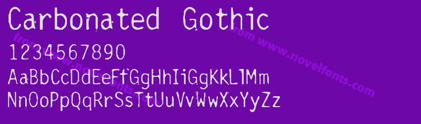 Carbonated GothicPreview