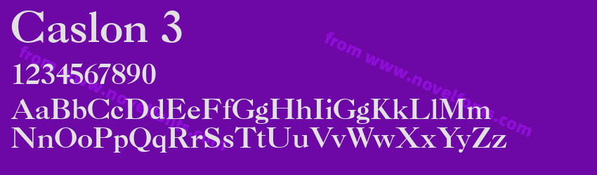 Caslon 3Preview