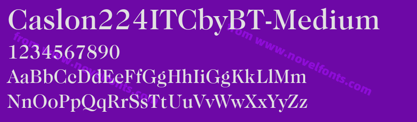 Caslon224ITCbyBT-MediumPreview