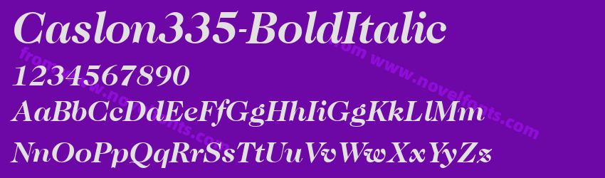 Caslon335-BoldItalicPreview