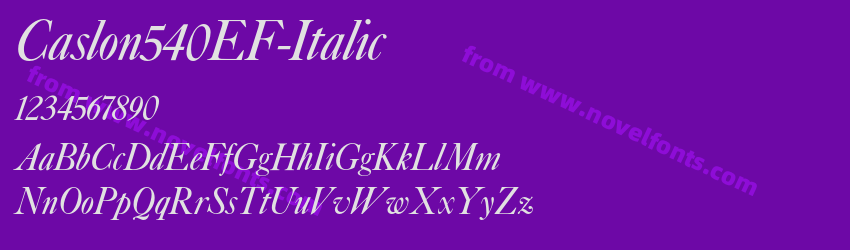 Caslon540EF-ItalicPreview