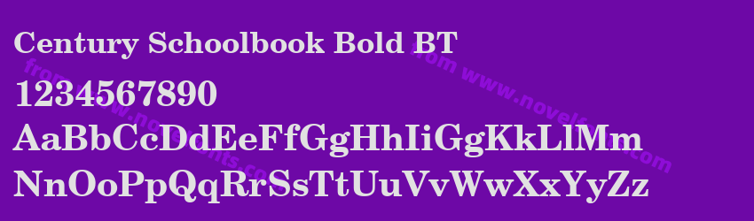 Century Schoolbook Bold BTPreview