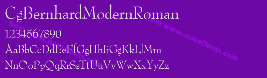 CgBernhardModernRomanPreview