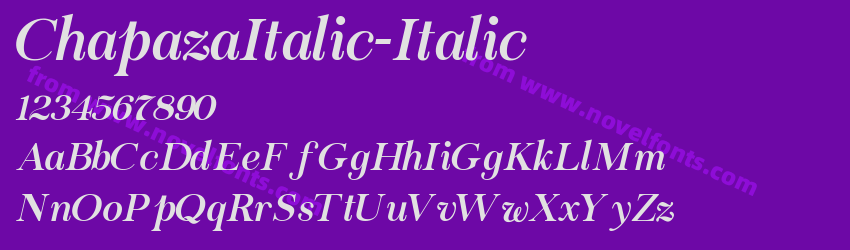 ChapazaItalic-ItalicPreview