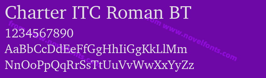 Charter ITC Roman BTPreview