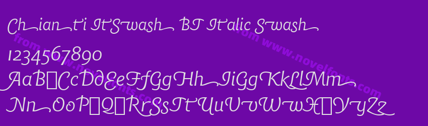 Chianti ItSwash BT Italic SwashPreview