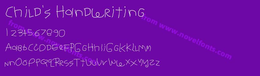 Child's HandwritingPreview