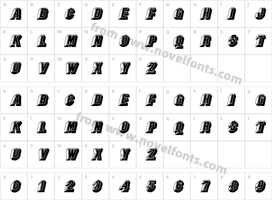 Chocolate  ItalicCharacter Map