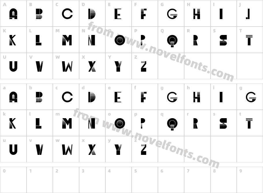 Chop RegularCharacter Map