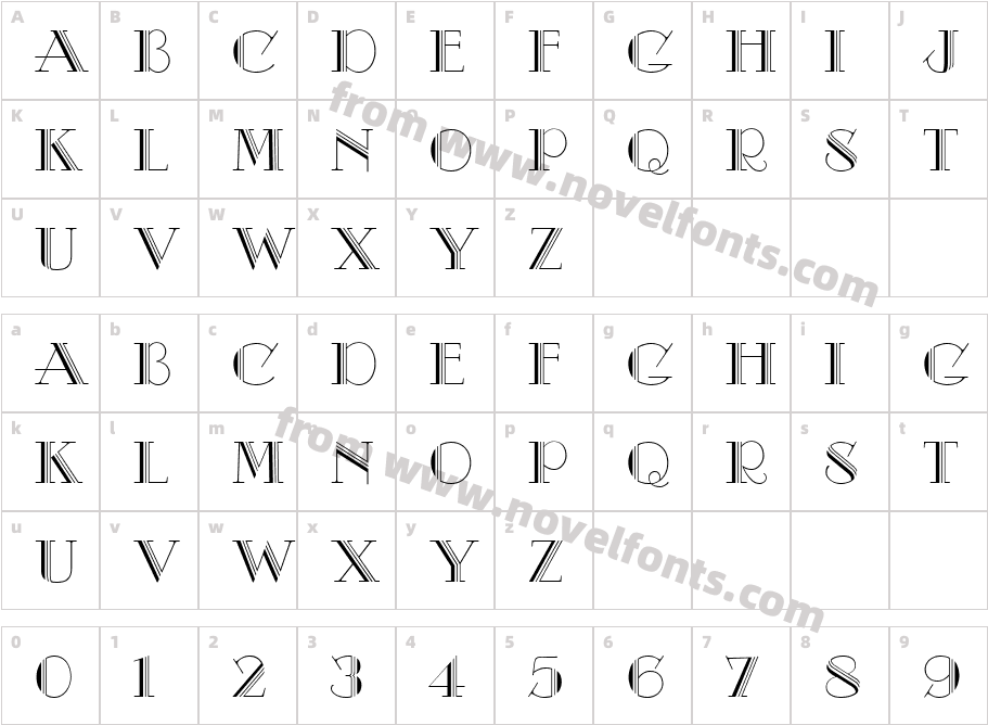 CgChicCharacter Map