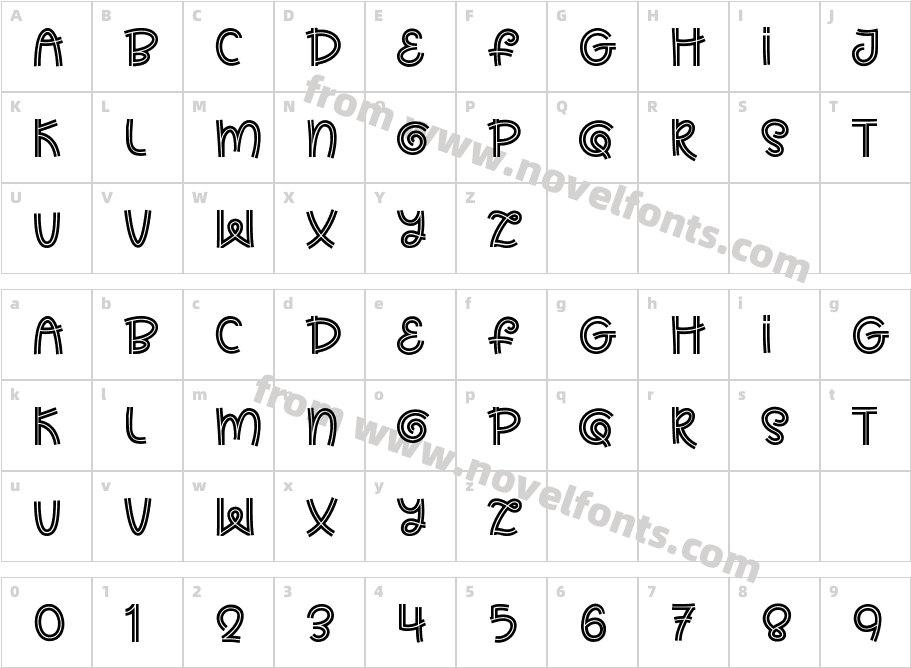 Christmas Candy Demo InlineCharacter Map