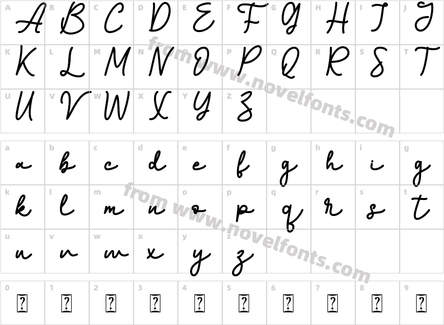 Christmas Monoline - Personal UCharacter Map