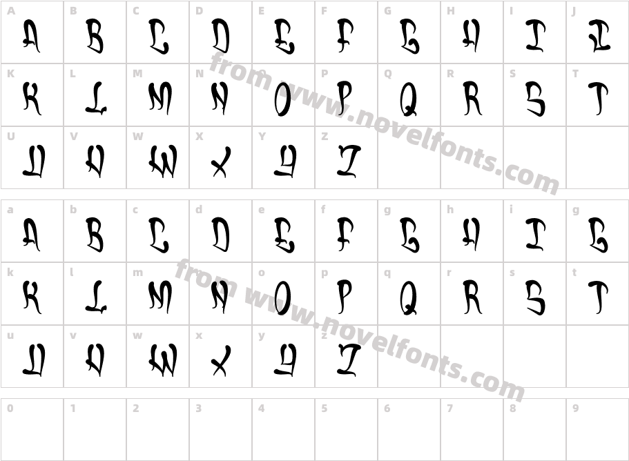 ChromeCharacter Map