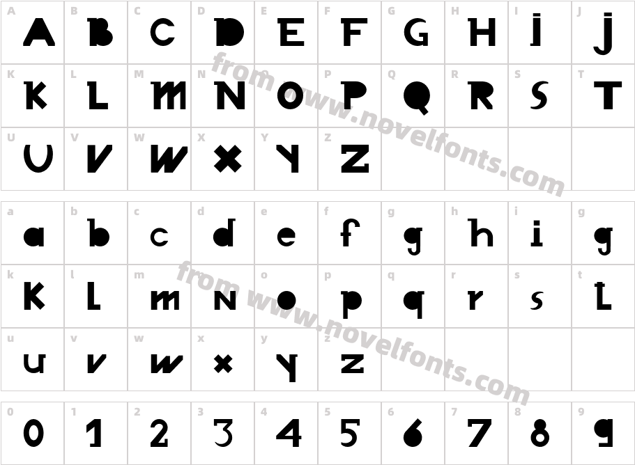 ChronodueCharacter Map