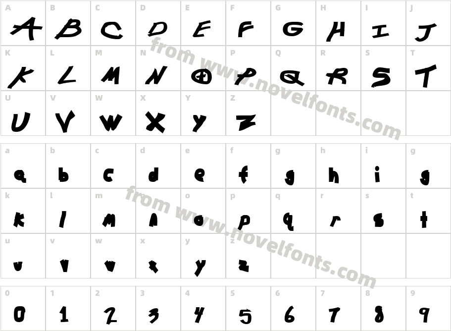 Chunkmuffin BlackCharacter Map