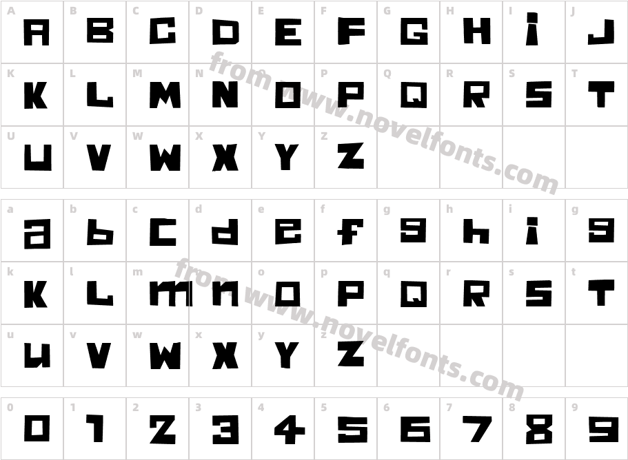 Chunky Munky OneCharacter Map