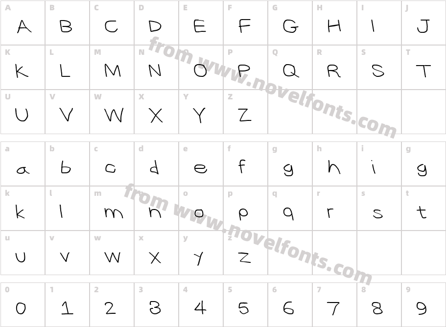 CiSf OpenHandSquished OppositeObliqueCharacter Map