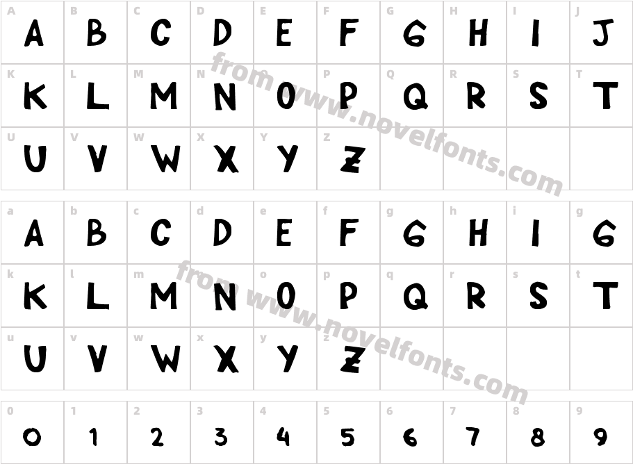 Cipp HandCharacter Map