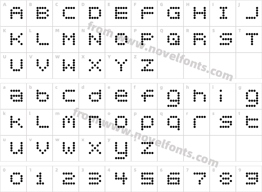 Circle30-RegularCharacter Map