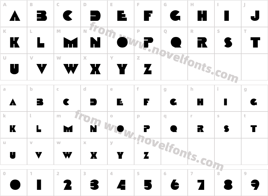 Circular FCCharacter Map