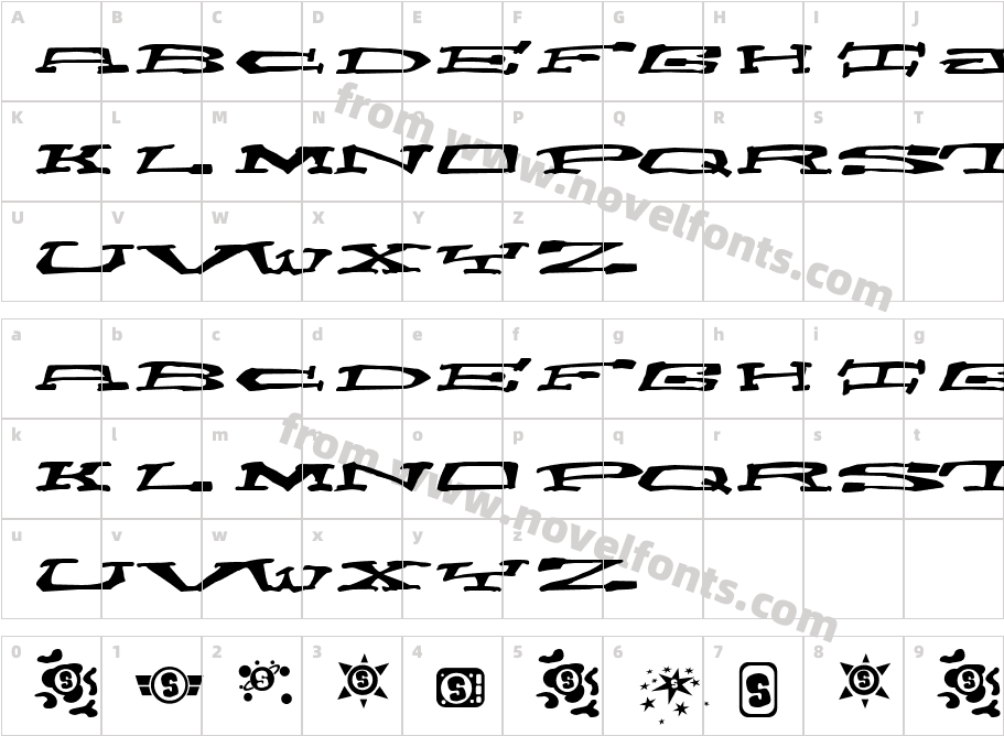 Chain CrankCharacter Map