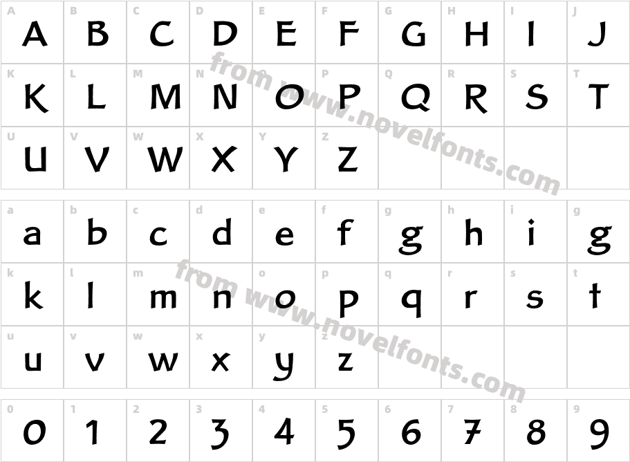 Clair-MediumCharacter Map