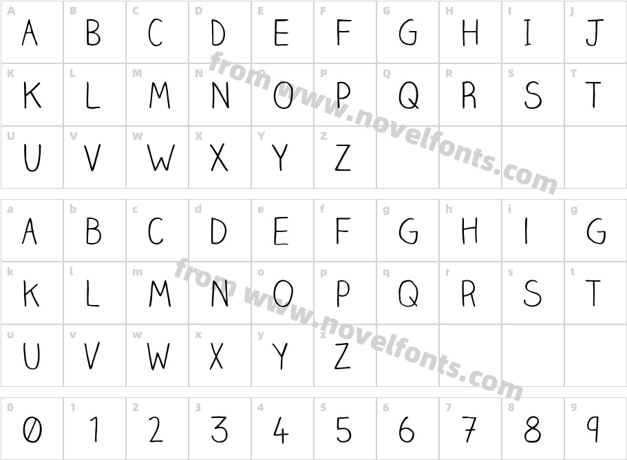 Claire Hand LightCharacter Map