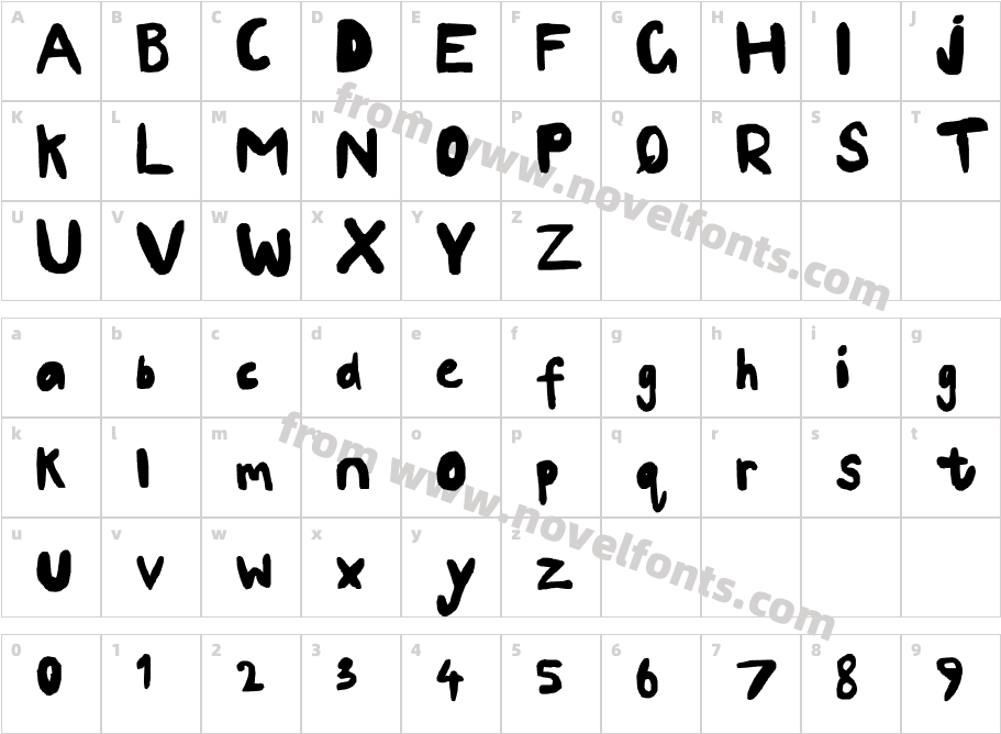 Clarkie 2Character Map