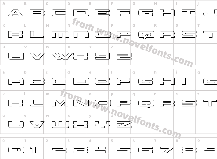 Classic Cobra 3DCharacter Map