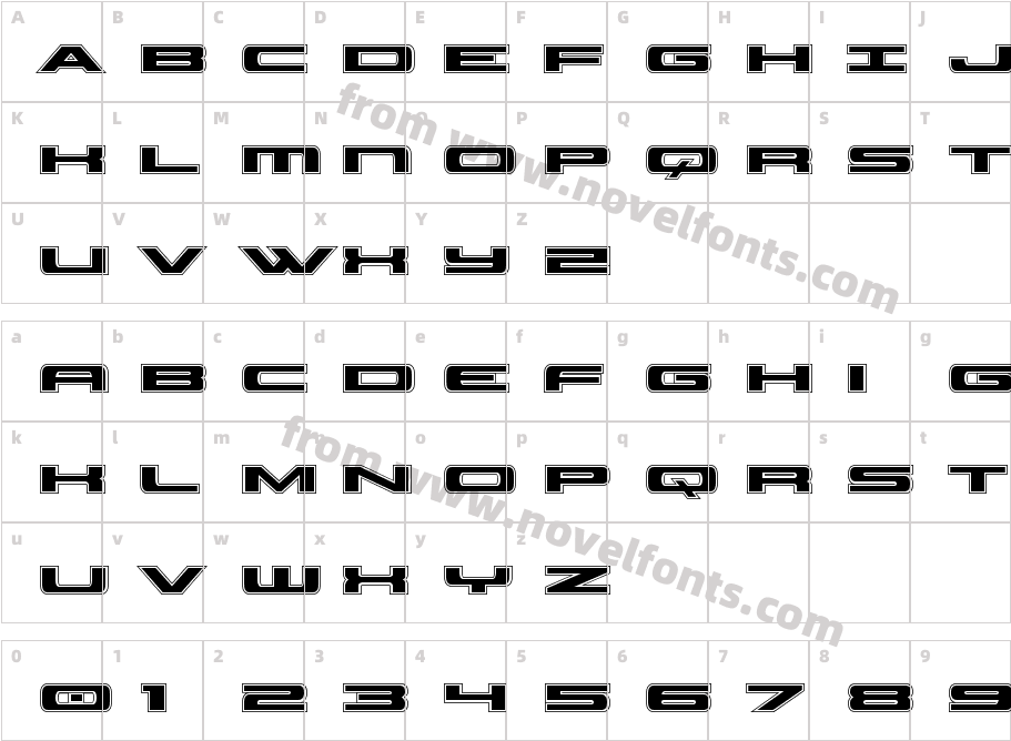 Classic Cobra AcademyCharacter Map