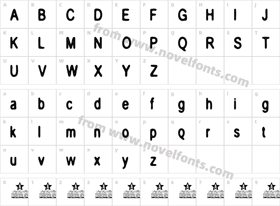 Classroom Personal UseCharacter Map