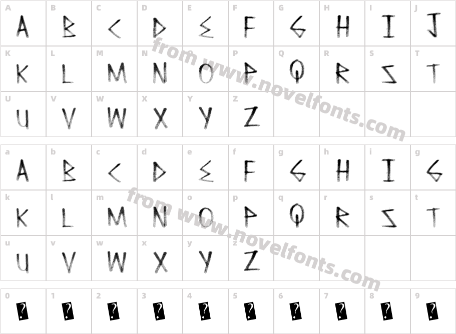 CleanFadeCharacter Map