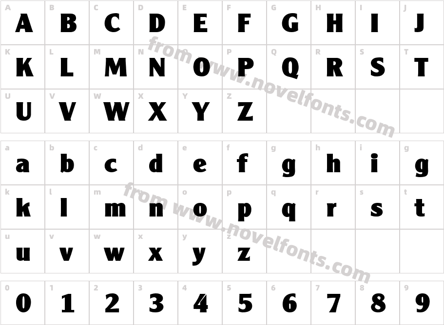 CleargothicLH BoldCharacter Map