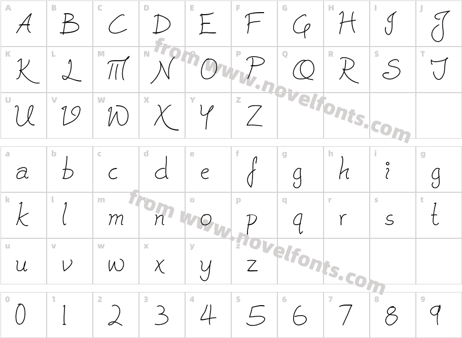 CleavinCharacter Map