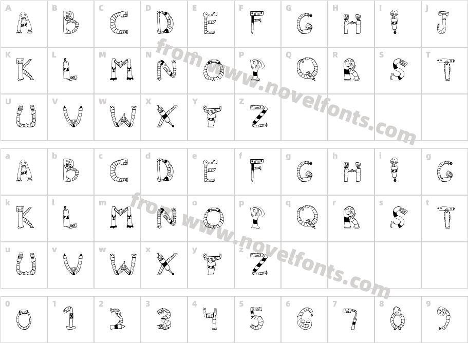 Clink ClankCharacter Map