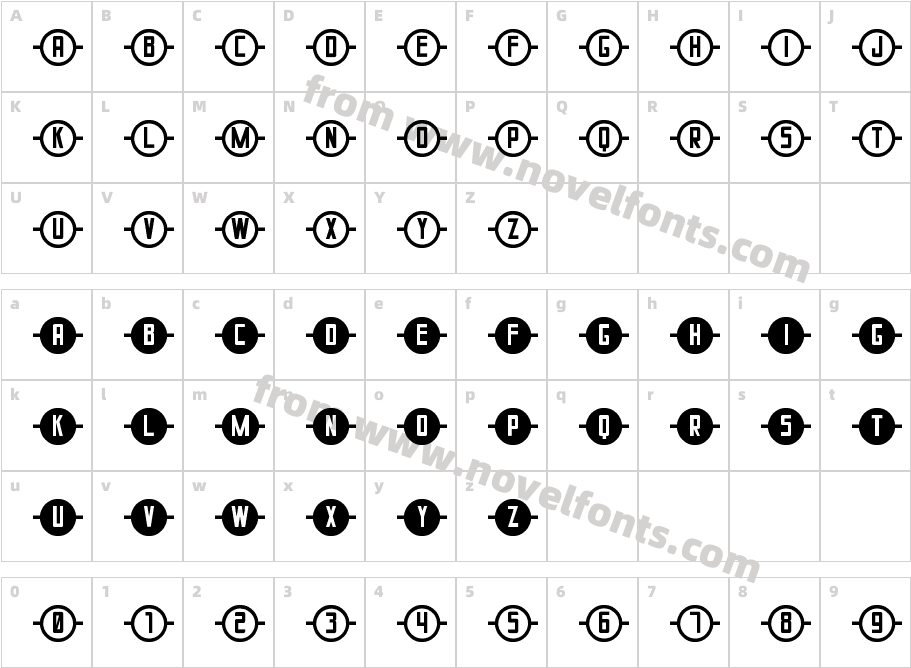 CoNcAdEnAdo StCharacter Map