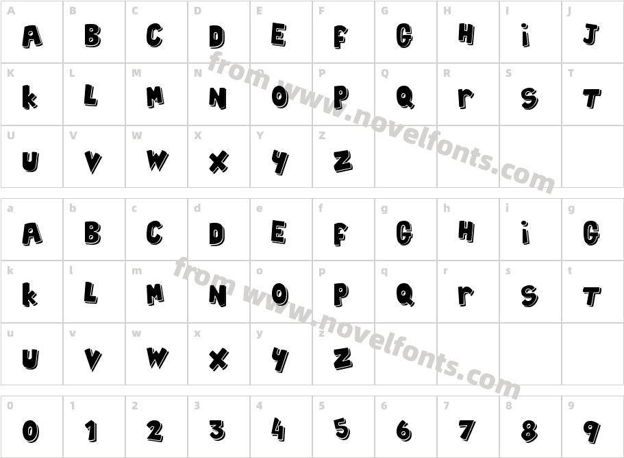 CobacCharacter Map